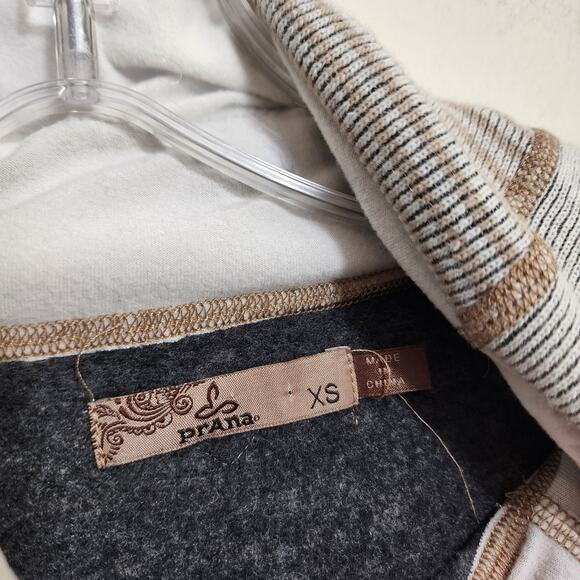 Prana Lucia recycled wool blend knit sweater w/ plush lining woman's size XS - Picture 3 of 13